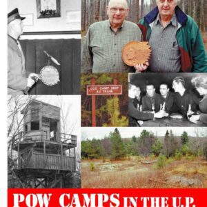 A photo collage about a POW camp