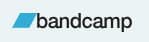 Bandcamp logo with blue icon and text.