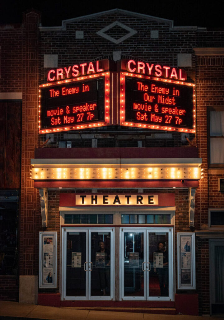 Façade of the Crystal Theatre